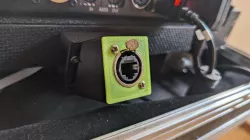 Single 30° Neutrik Angle Adapter D-Type