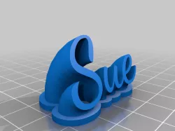 Sue Name Plate