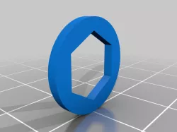 0.375" Hex X 0.0625" Spacer