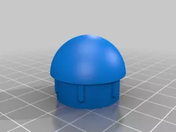 1" Pipe End Cap for Cycleops Wind Trainer or Other