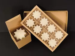 Baha’i Nine Pointed Star Candle Molds (Tealight and Votive)