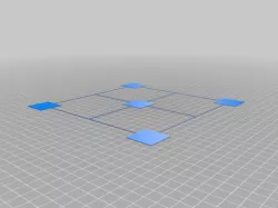 Bed Level Benchmark 200x200 mm