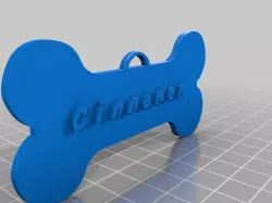 Cinnamon Dog Tag