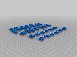 cursive l 3D Models | Page 1 | STLFinder