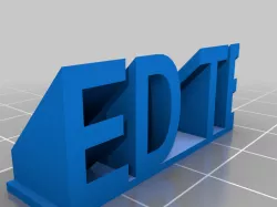 Ed Tech table sign