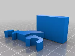 Ender 3 v2 NEO X-Axis Snap-on Sonic Pad sensor bracket