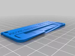 Filament Swatch Spider PLA Red