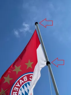 Flag mounting