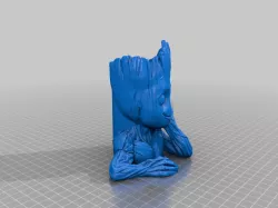 Groot pen holder-head cavity