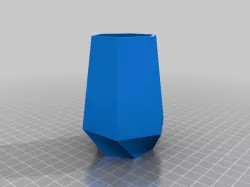 Hexagonal vase