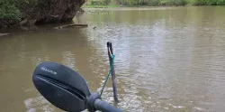 Kayak Stake Out Pole Broomstick Conversion