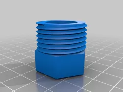 Male Garden Hose to 1/2 NPT Female Pipe Thread Adapter - Free 3D Model ...