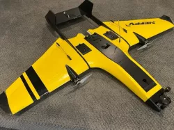 Mini Drak twin tractor / puller motor nacelles with removable cap