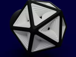 Moen Shower Knob [Icosahedron Vortex]