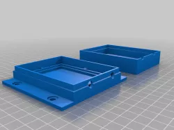 My Customized OpenSCAD,  PCB housing, 50x70