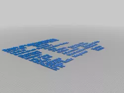My Customized OpenSCAD Text