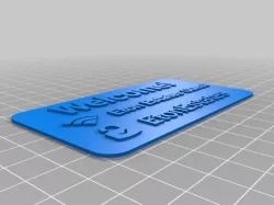 My Customized Wi-Fi sign