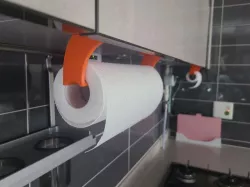 Paper towel roll holder