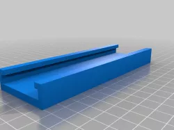 Rail for bar-shaped light