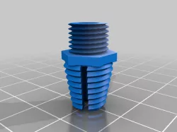 shortened Tapered thread bowden coupling 
