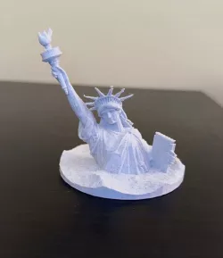 Sinking Statue of Liberty