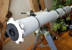 Solar filter holder telescope - fits 110mm dew shield