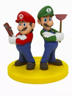 Super Mario Bros Coin Base for Wicked Video Game Mario and Luigi Sculpture