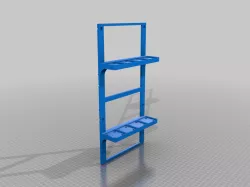 Updated Double Height, 4x1, Wall Mount