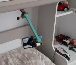 Upper hanged phone support - Supporto telefonico sospeso dall'alto