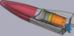 V-hull EDF RC boat