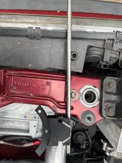 Volvo redblock pulley alignment tool