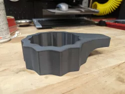 12pt BBS RC center cap wrench for VW - Shortened