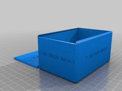 2" Angled Brad Nail Box