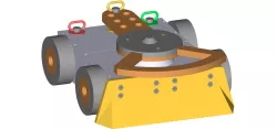 Battle Robot Combat Model I Antweight