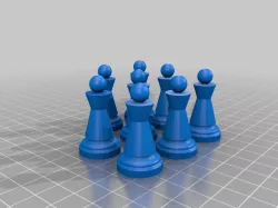 CMU themed Chess Board