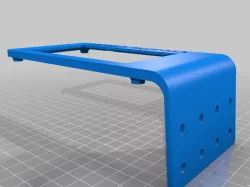 Compact screen case with thin bezel for CR6se