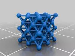 FCC crystal - 2 repetitions