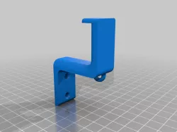 Headphone hook with cable clip