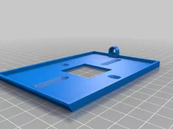 HID Reader Backplate (screw depth for no keypad variants)