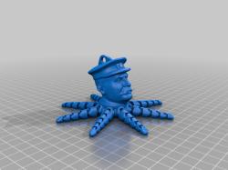 Requested: Drunken octopus hook, 3D CAD Model Library
