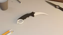 Karambit Knife CS:GO / 3d file