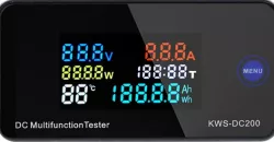 KWS DC200V Volt Amp Power Energy Meter
