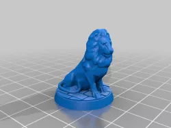 Lion Miniature for tabletop