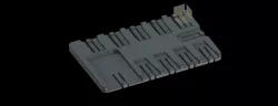 microSD holder for 10 microSD and one full size SD card Credit card sized micro sd card case
