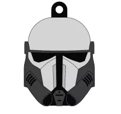 Moff Gideon's mandalorian super commando star wars keychain