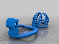 My [18+ NSFW] Parametric Chastity Cage