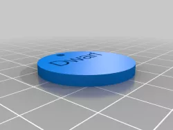 My Customized Dog Tag with Number