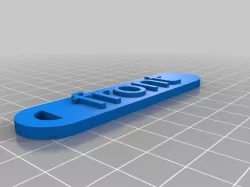 My Customized Parametric name tag