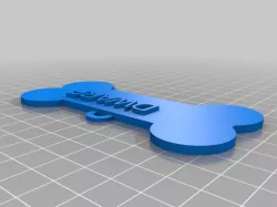 My Customized Pet Dog Tag bone shaped (Lengthened)