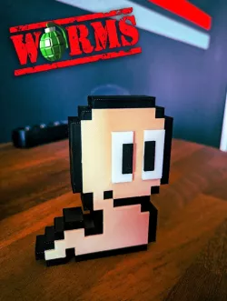 Pixel Worm - Team17 figure